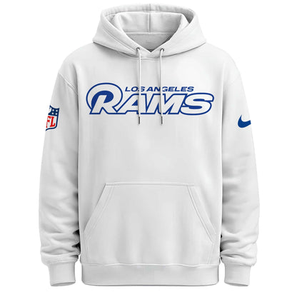 LAR Rams Classic Sol White Hoodie