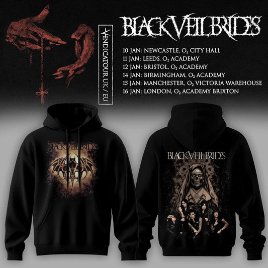 BLACK VEIL BRIDES – UK TOUR 2026 COLLECTION HOODIE