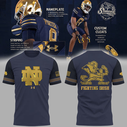 Limited Edition Notre Dame Football ” 2026 Shamrock Series uniforms ☘️” T-shirt