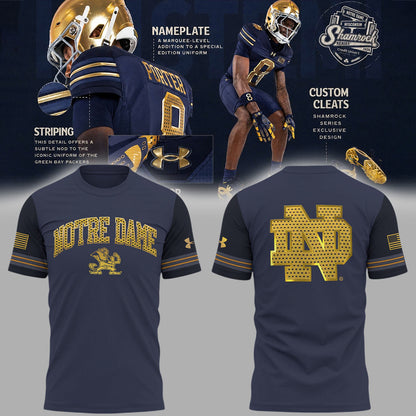 Limited Edition Notre Dame Football ” 2026 Shamrock Series uniforms ☘️” T-shirt