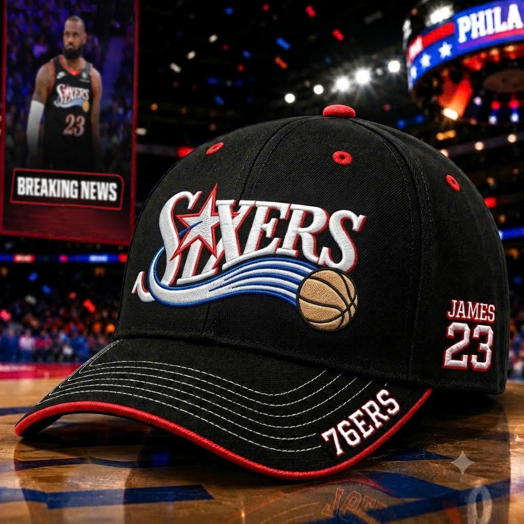 Limited Edition “LeBron James” Philadelphia 76ers Cap