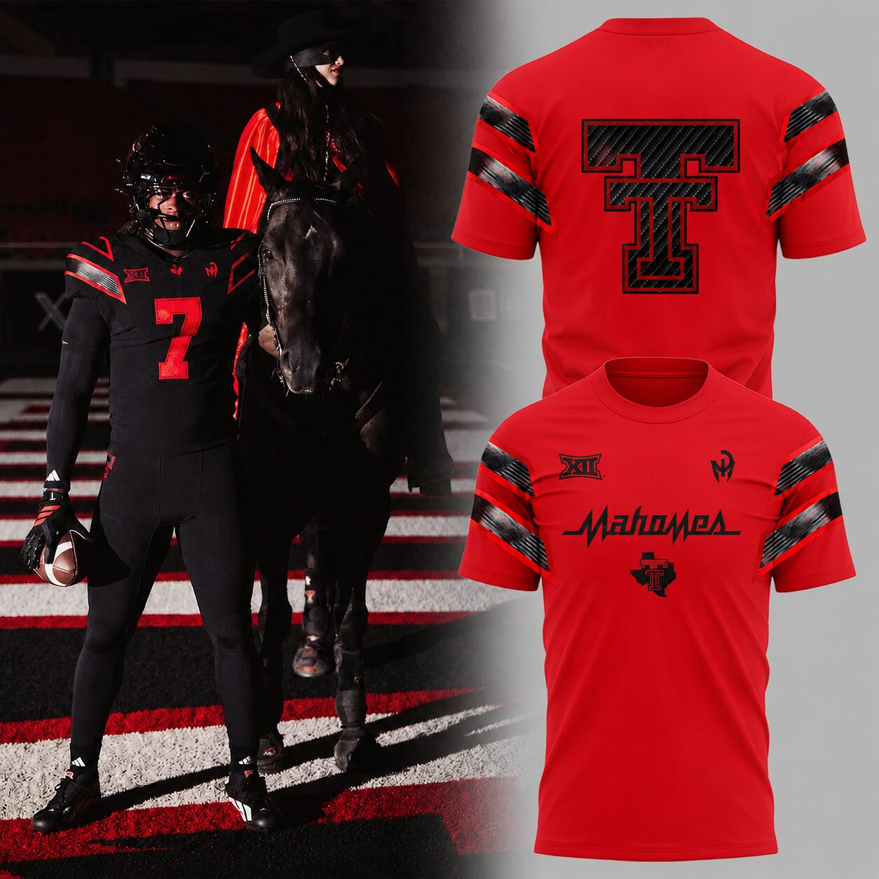 Limited Edition Let’s Ride “Patrick Mahomes x adidas” T-Shirts