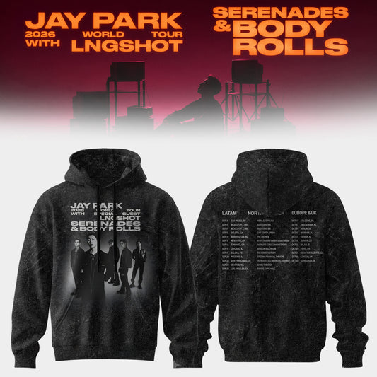 JAY PARK & LNGSHOT – 2026 World Tour ‘Serenades & Body Rolls’ Limited Hoodie