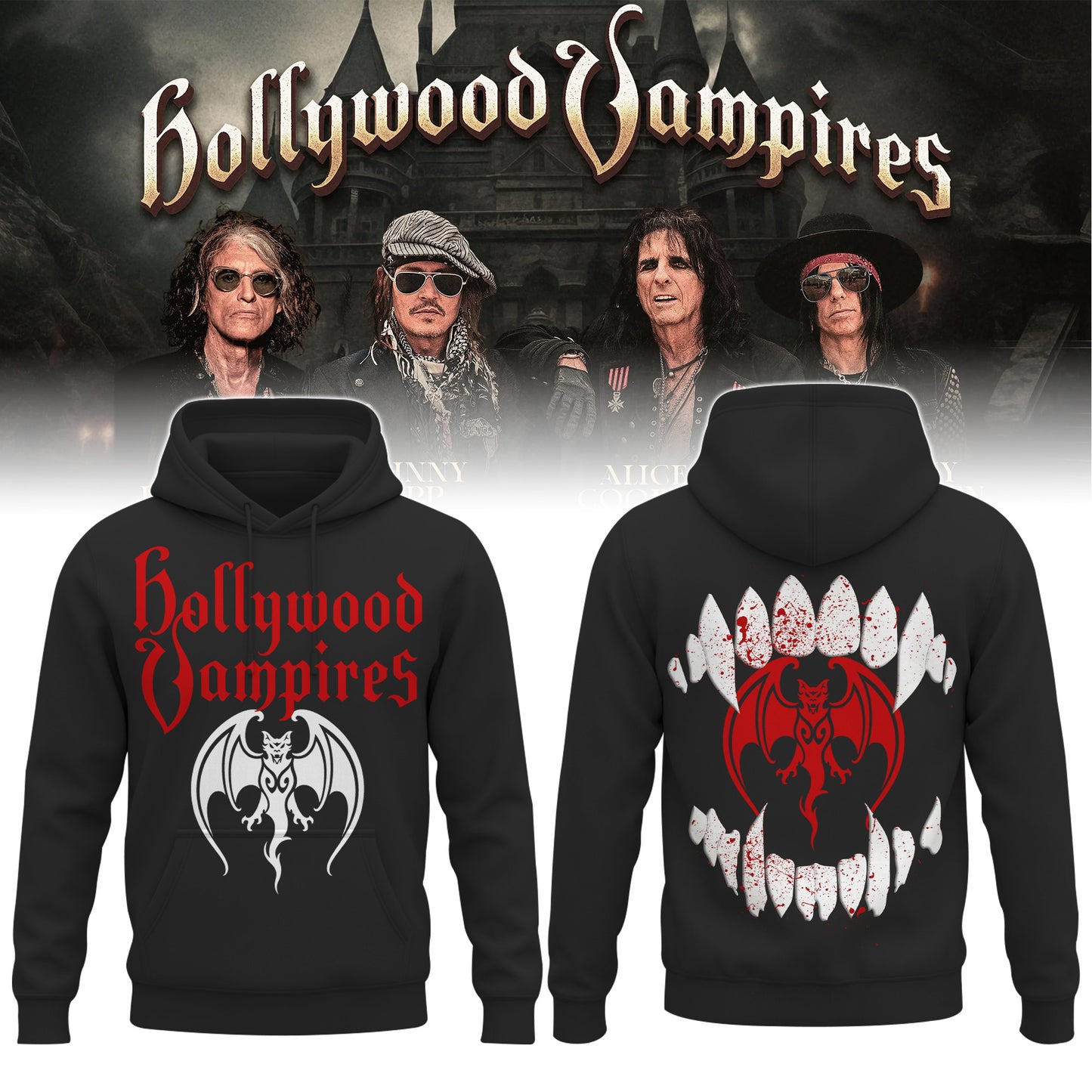 Hollywood Vampires 2026 Tour Merch ver 2