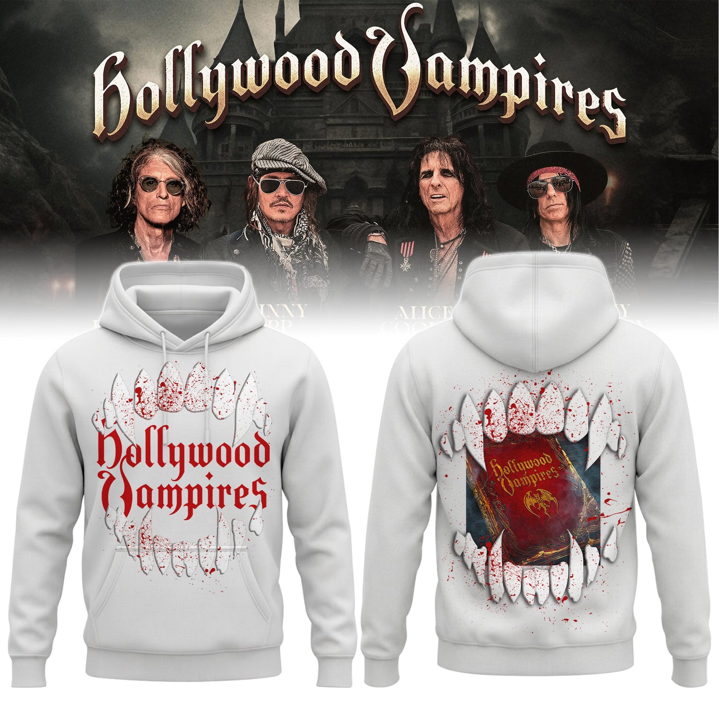 Hollywood Vampires 2026 Tour Merch ver 3