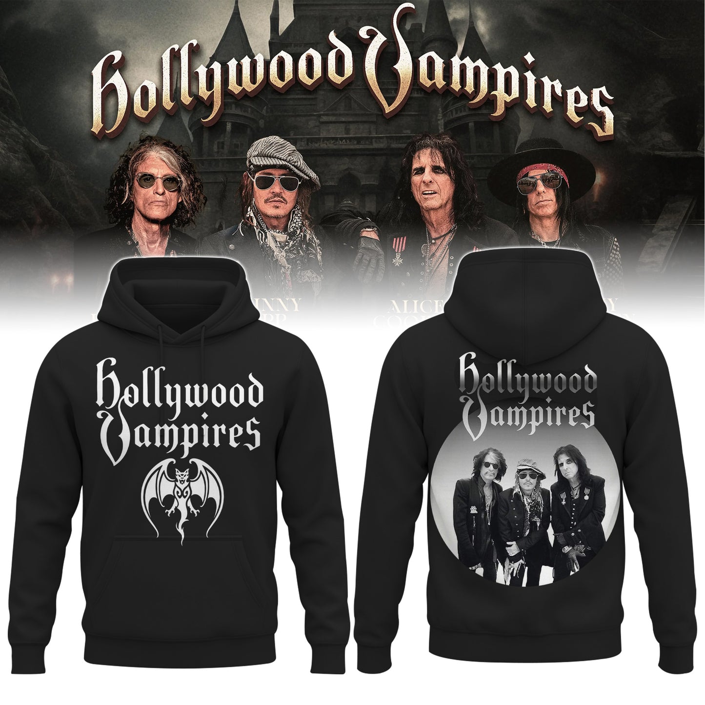 Hollywood Vampires 2026 Tour Merch ver 5