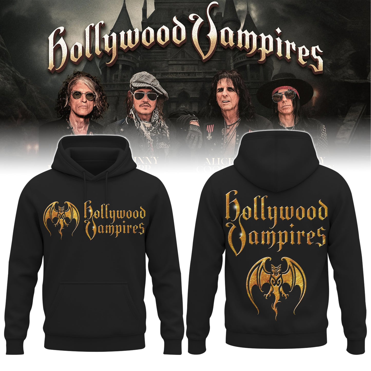 Hollywood Vampires 2026 Tour Merch ver 6
