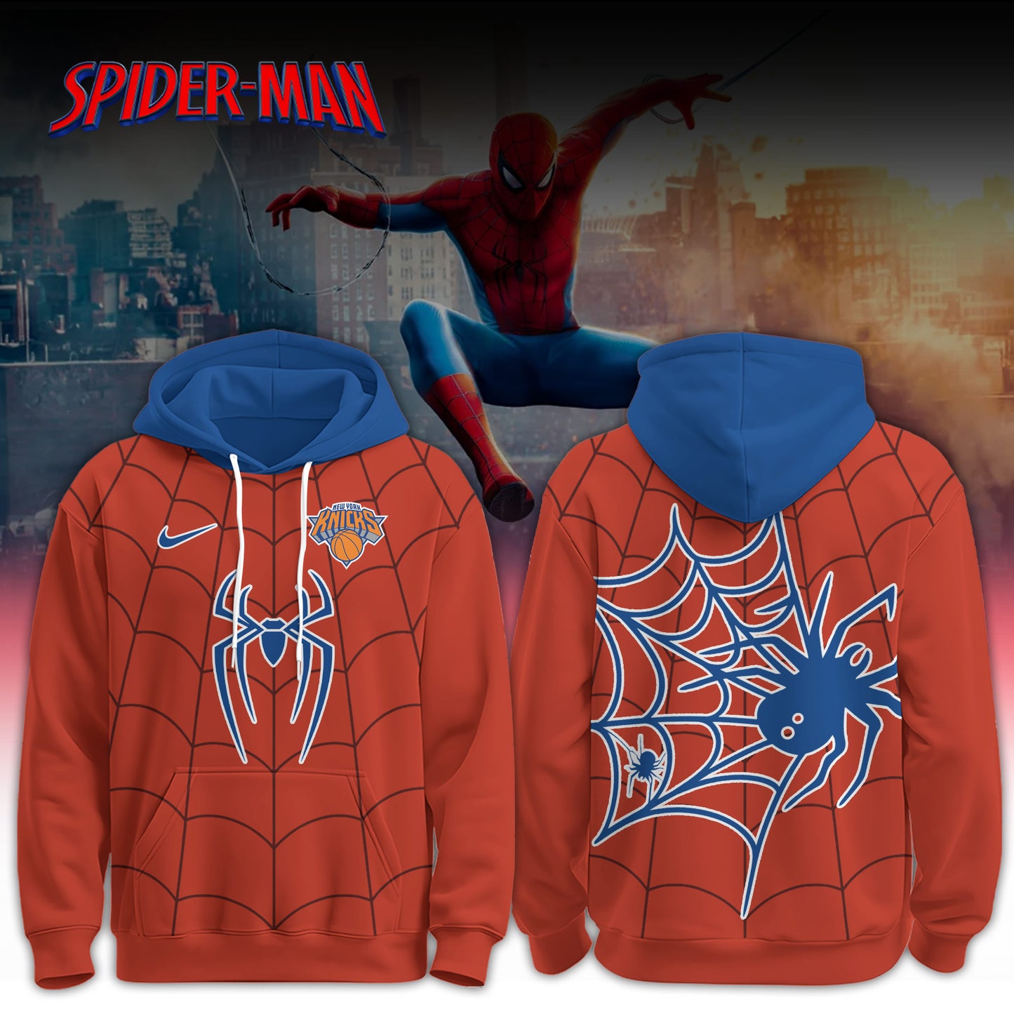 Knicks x Spider Man 2026 Edition Custom Hoodie for Fans V2