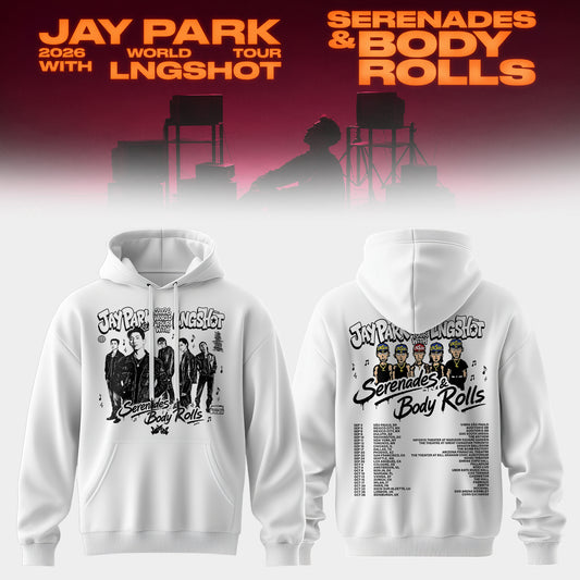 JAY PARK & LNGSHOT – 2026 World Tour ‘Serenades & Body Rolls’ Limited Hoodie