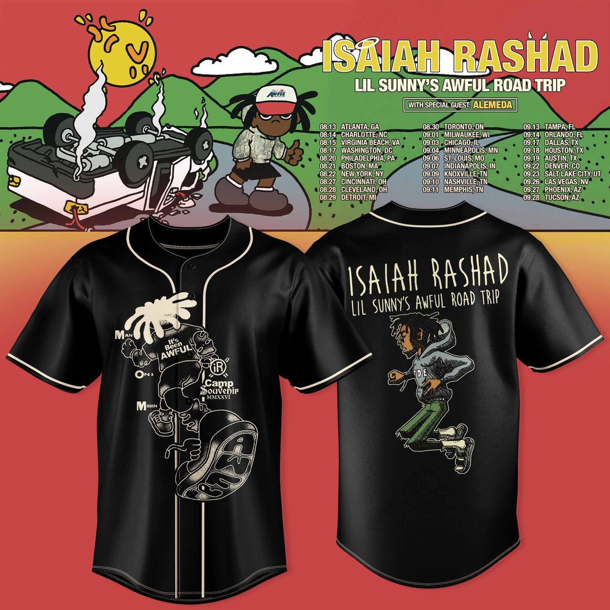 _ISAIAH RASHAD – LIL SUNNY’S AWFUL ROAD TRIP JERSEY