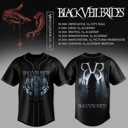 BLACK VEIL BRIDES – UK TOUR 2026 COLLECTION JERSEY