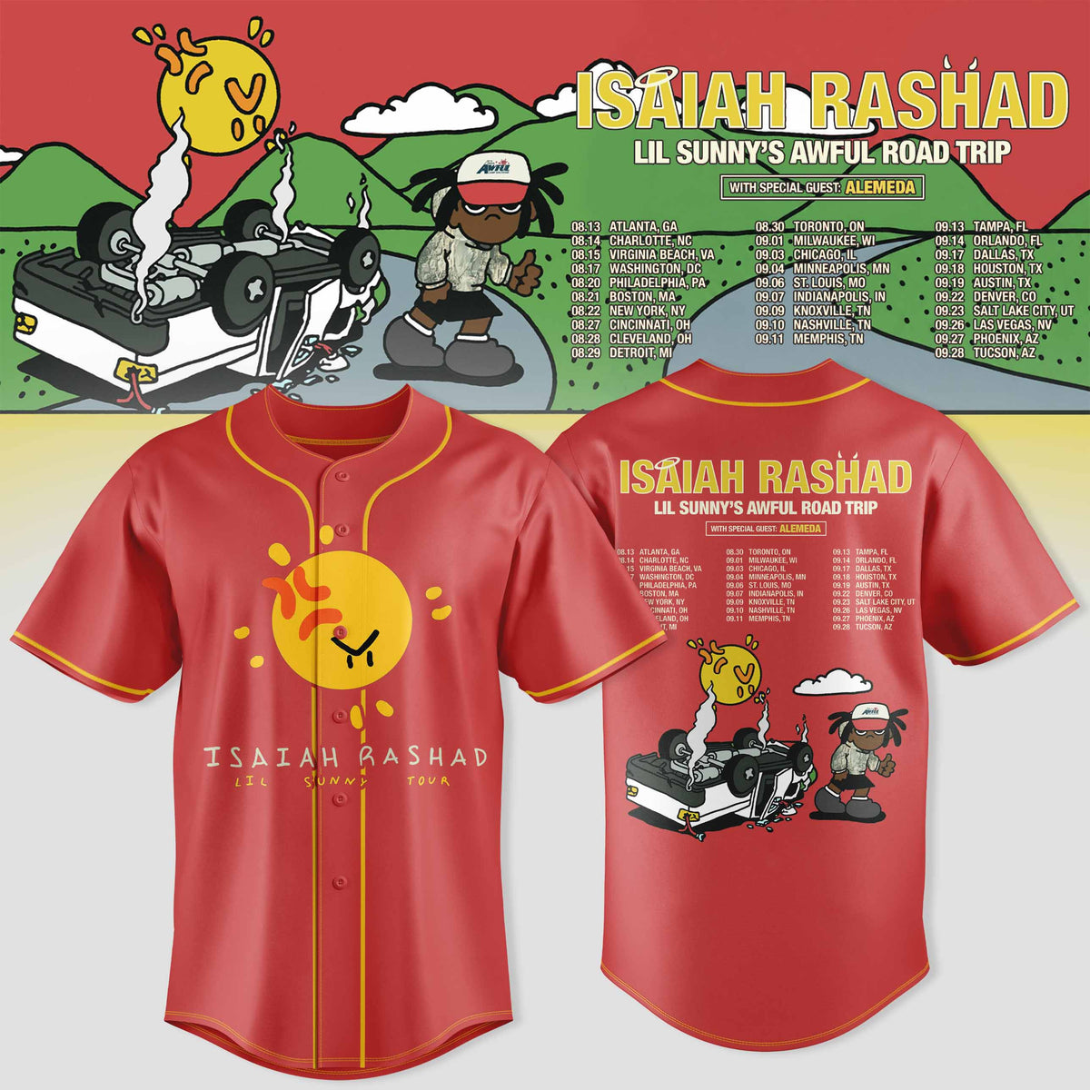 _ISAIAH RASHAD – LIL SUNNY’S AWFUL ROAD TRIP JERSEY