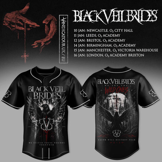 BLACK VEIL BRIDES – UK TOUR 2026 COLLECTION JERSEY