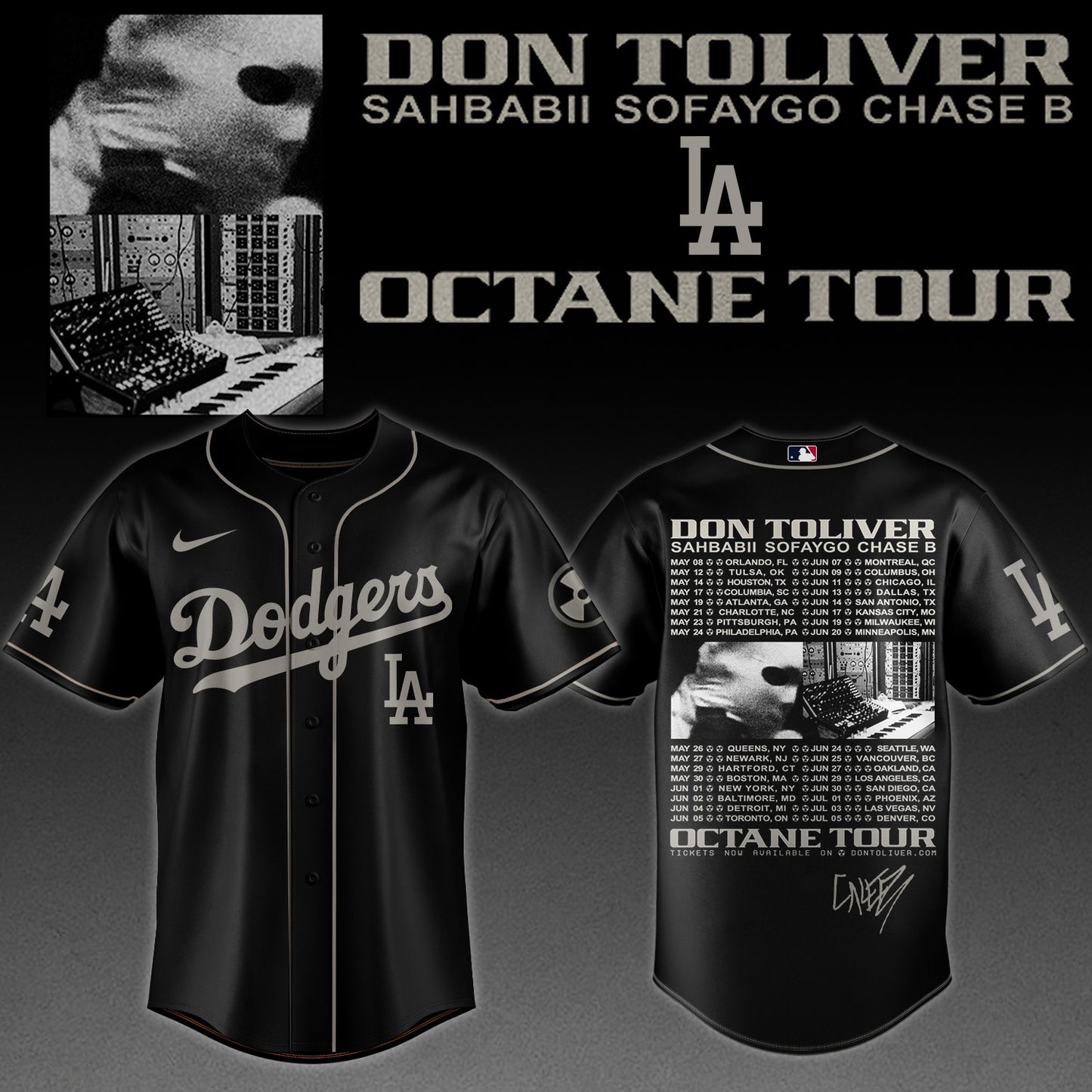 ..MLB ALL TEAMS x Don Toliver Octane Tour Jersey