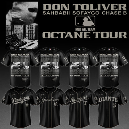 ..MLB ALL TEAMS x Don Toliver Octane Tour Jersey