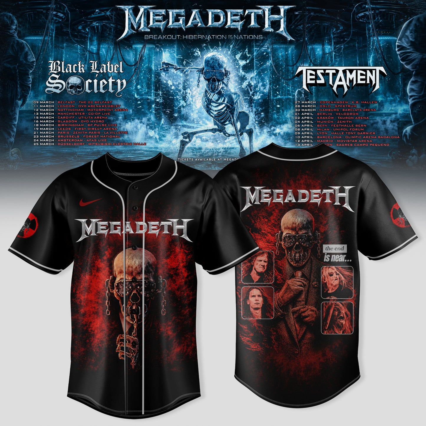 _MEGADETH – BREAKOUT: HIBERNATION OF NATIONS TOUR JERSEY