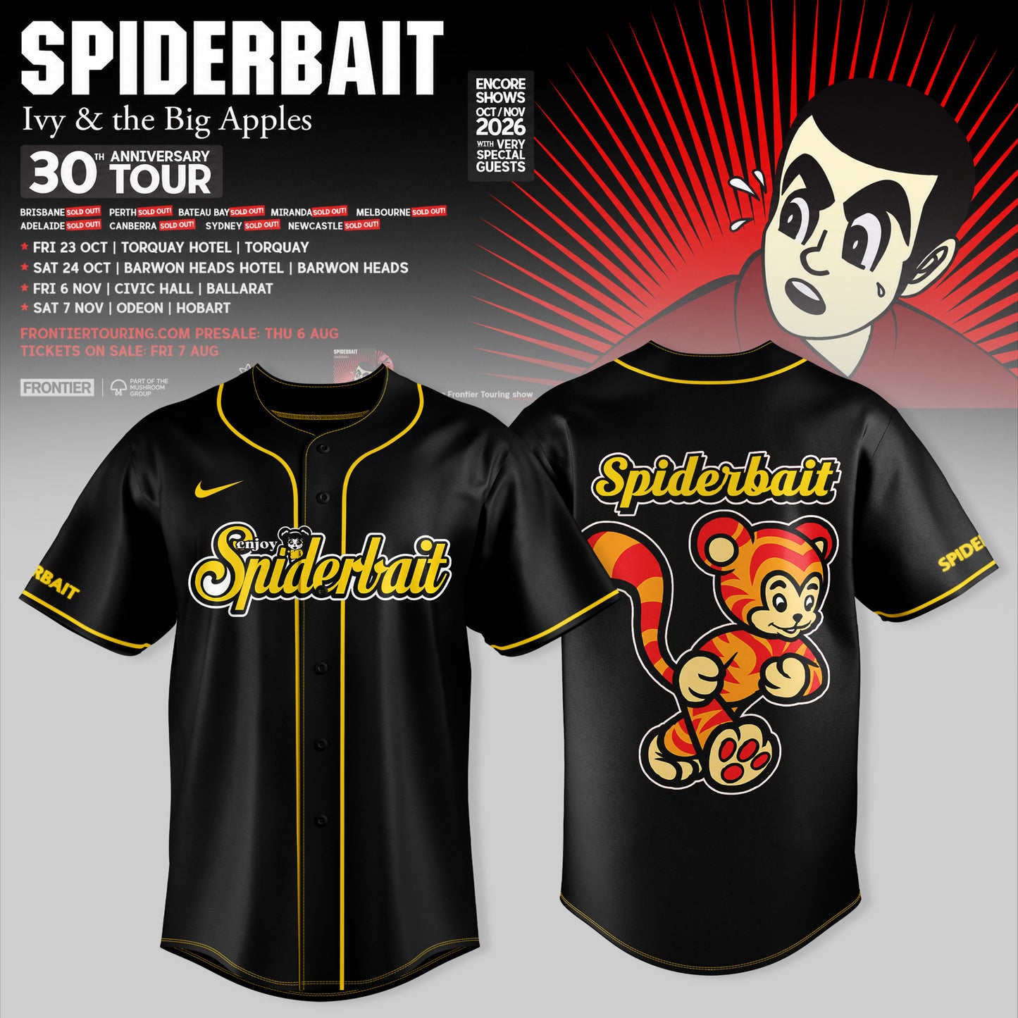 .SPIDERBAIT — 30TH ANNIVERSARY TOUR COLLECTION JERSEY