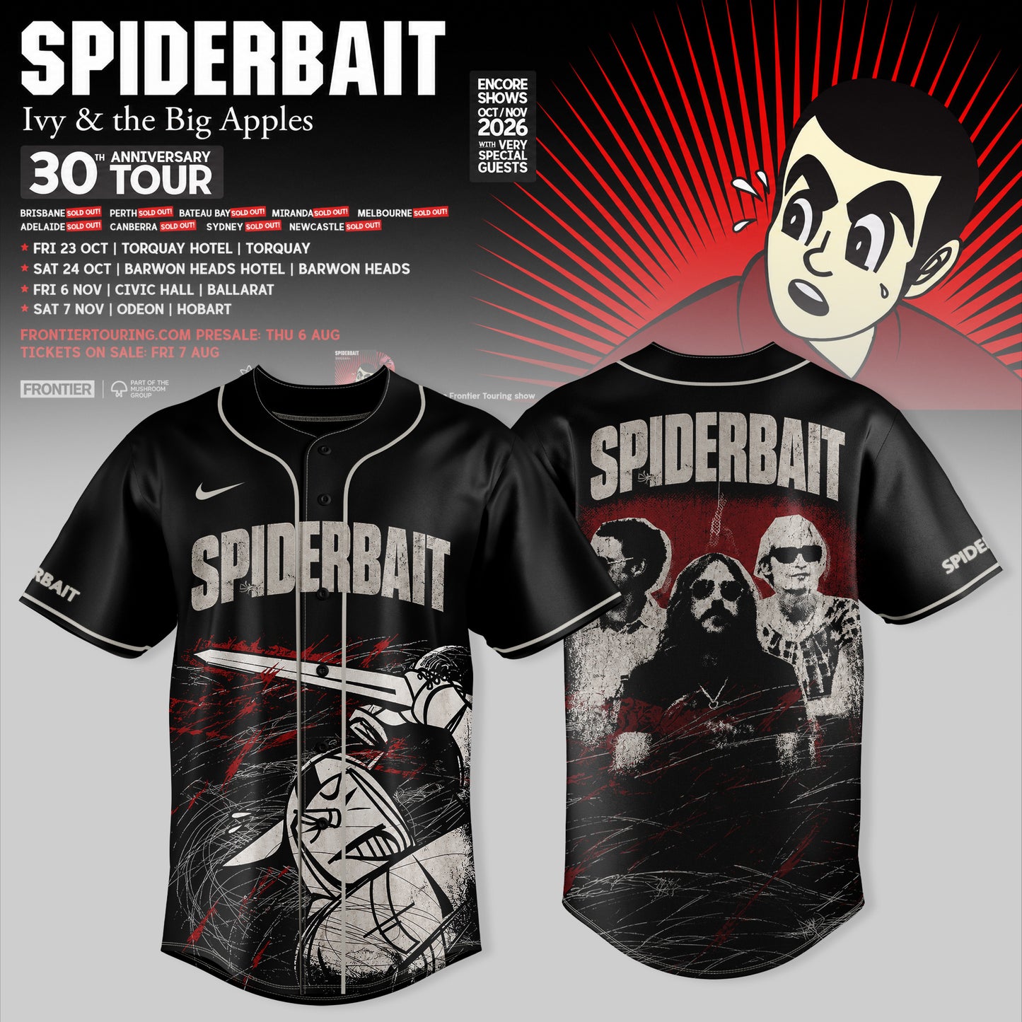 .SPIDERBAIT — 30TH ANNIVERSARY TOUR COLLECTION JERSEY