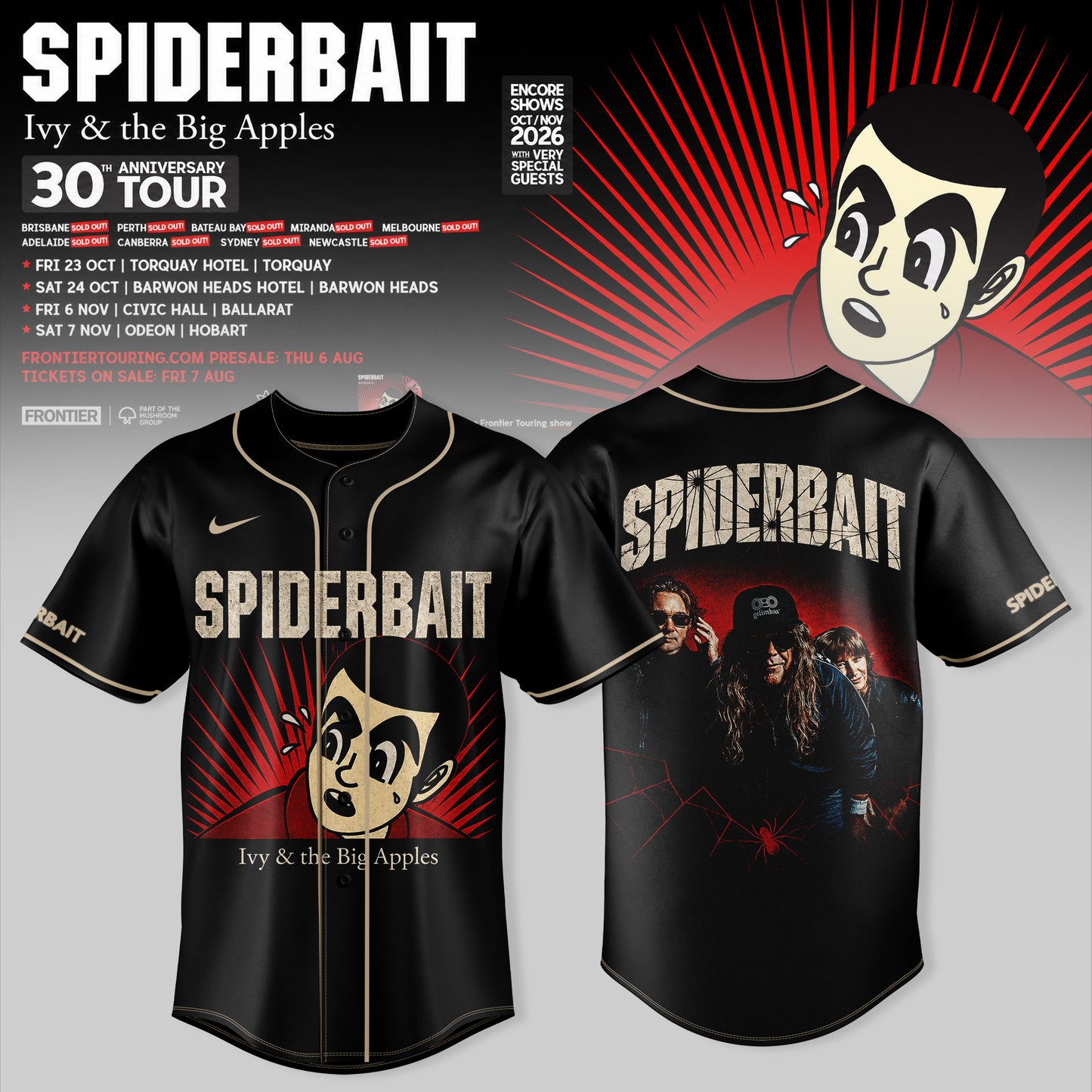 .SPIDERBAIT — 30TH ANNIVERSARY TOUR COLLECTION JERSEY