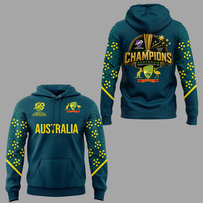 Aussie Women’s 🏏🇦🇺 2026 T20 World Cup Champions 🏆 Hoodie-KC07062601