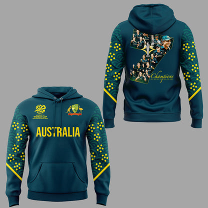 Aussie Women’s 🏏🇦🇺 2026 T20 World Cup Champions 🏆 Hoodie-KC07062602