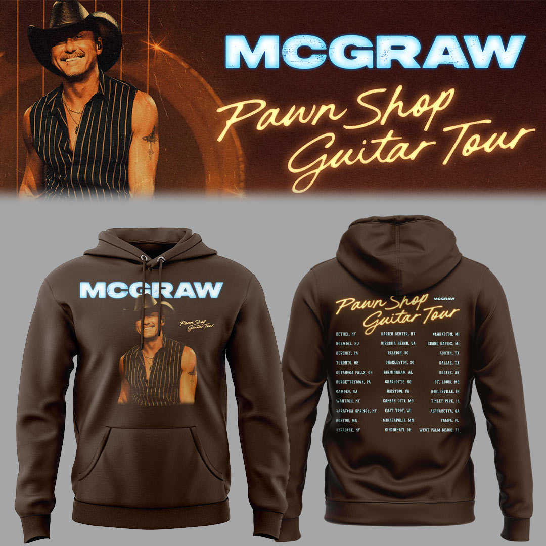 Limited Edition Pawn Shop Guitar Tour 2026 At Bethel, NY Hoodie