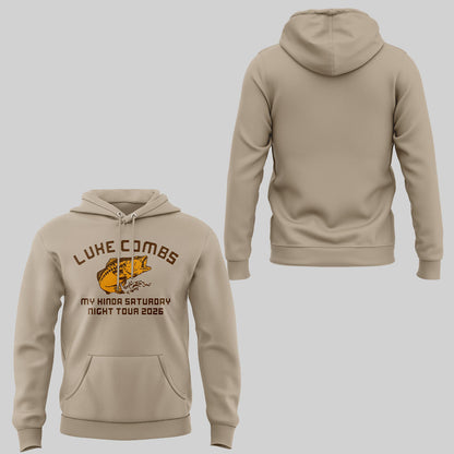 Limited Edition Luke Combs My Kinda Saturday Night Tour 2026 Hoodie