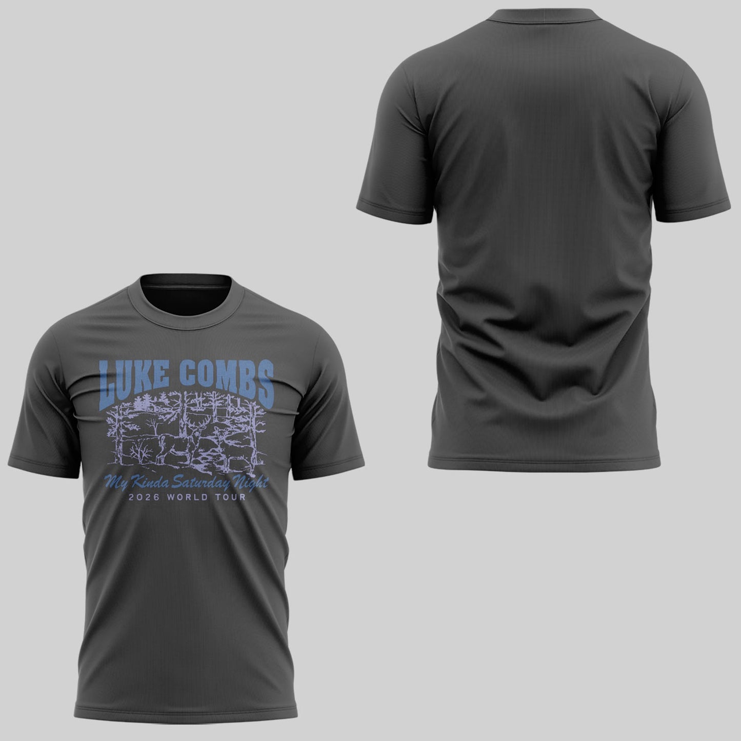 Limited Edition Luke Combs My Kinda Saturday Night Tour 2026 Tshirt