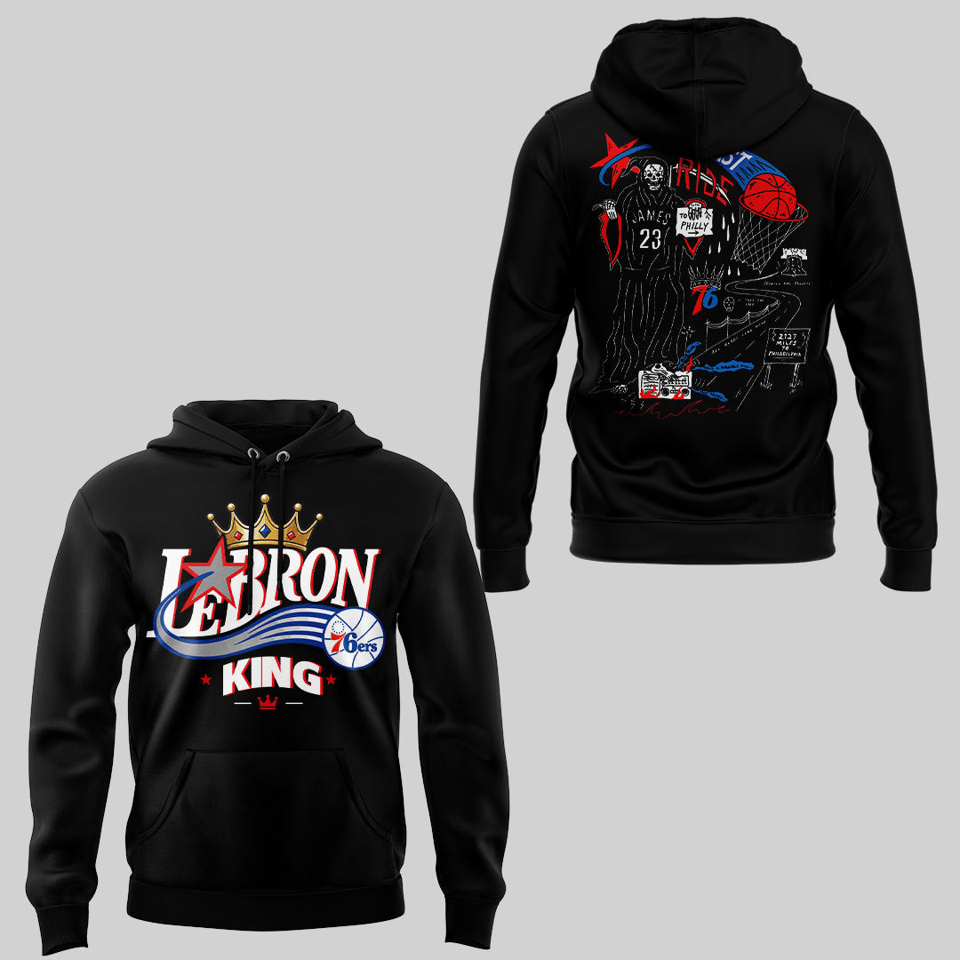 Limited Edition Welcome LBJ To The Sixers Hoodie
