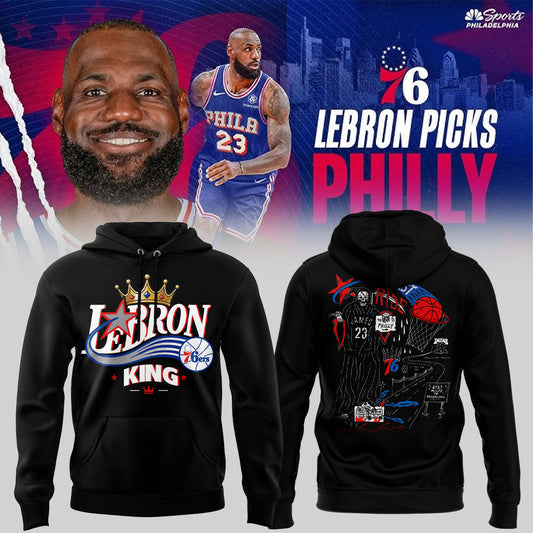 Limited Edition Welcome LBJ To The Sixers Hoodie