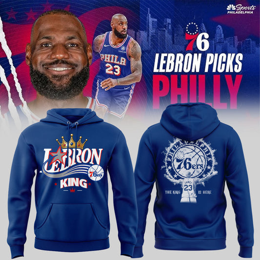 Limited Edition Welcome LBJ To The Sixers Hoodie