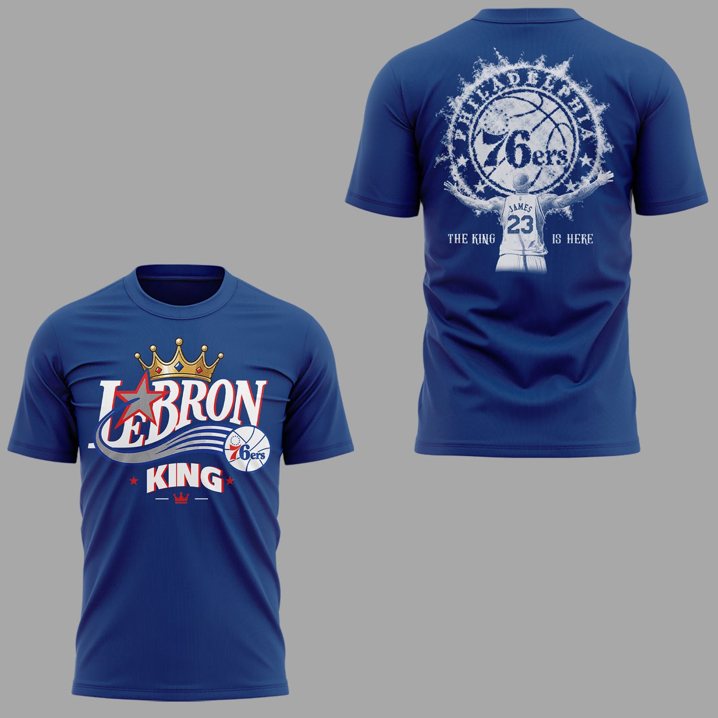 Limited Edition Welcome LBJ To The Sixers Shirt