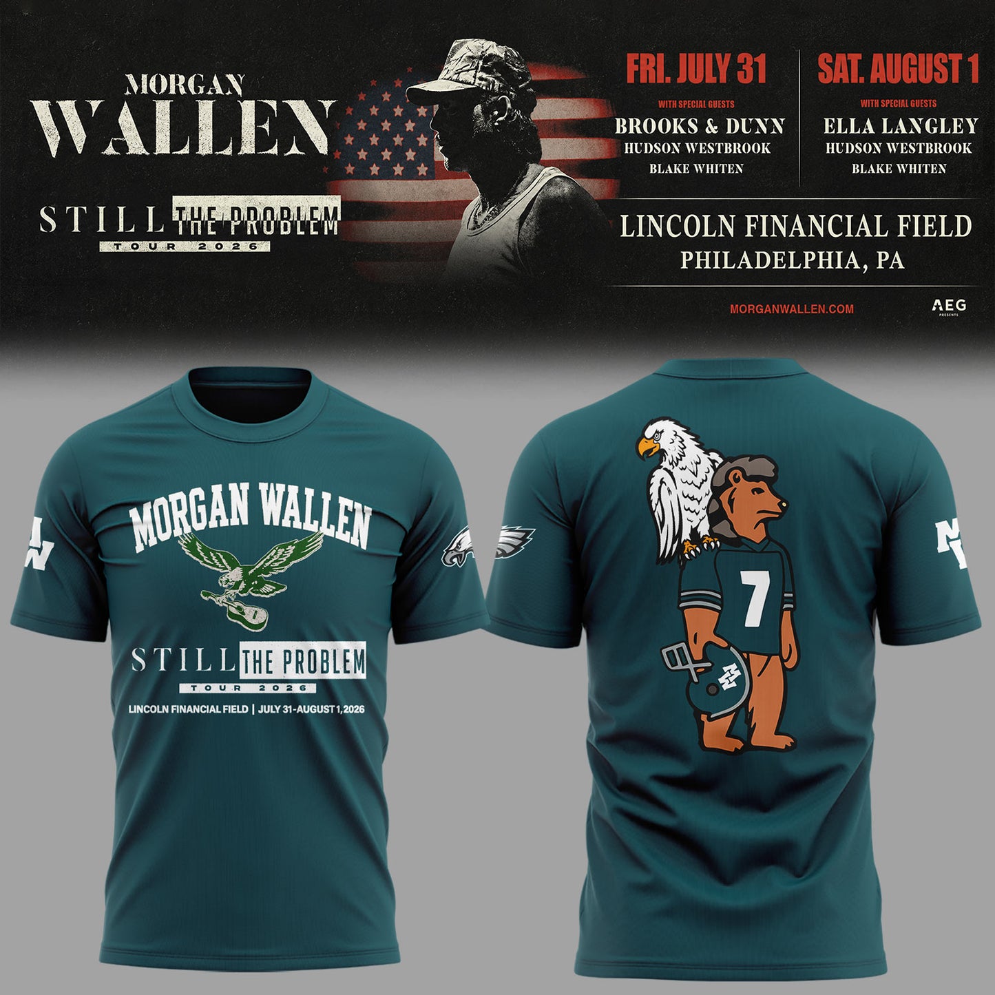 MW “Still The Problem Tour”at Lincoln Financial Field,PA Shirt