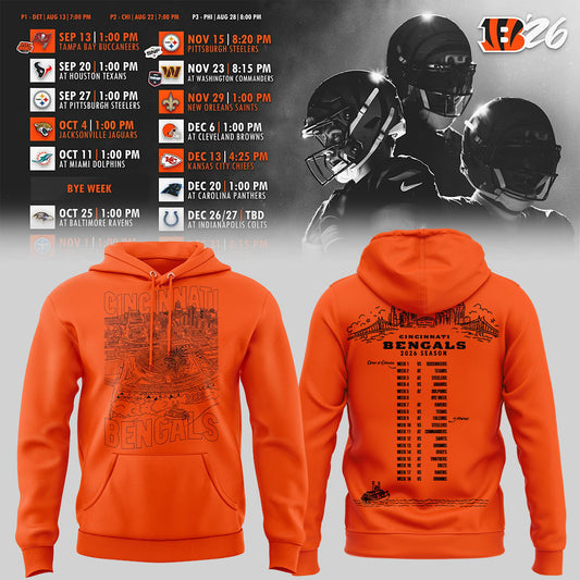 Limited Edition 2026 Schedule Skyline Hoodie