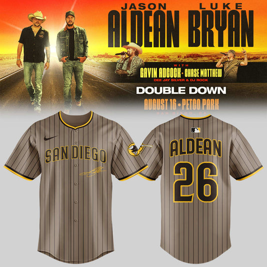 Limited Edition Double Down Tour 2026 In Petco Park Jersey