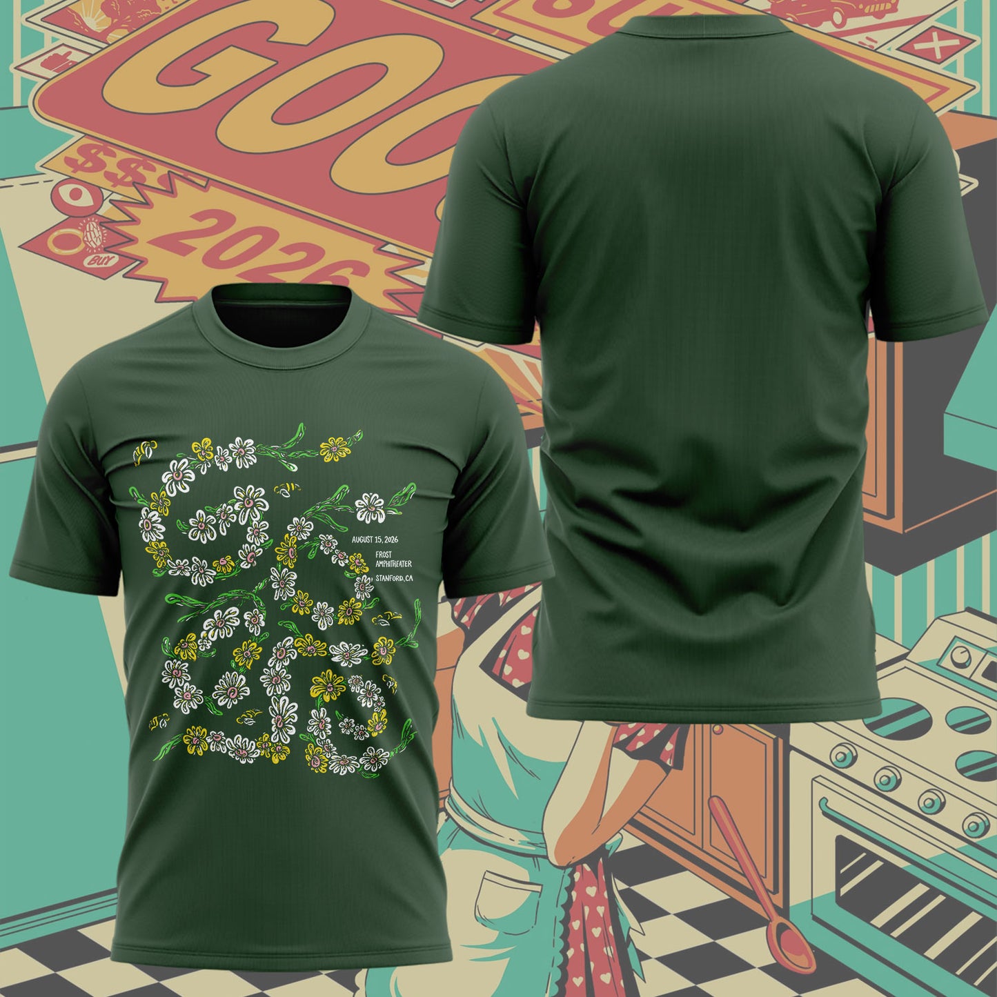 Limited Edition Summer Tour,CA Shirt