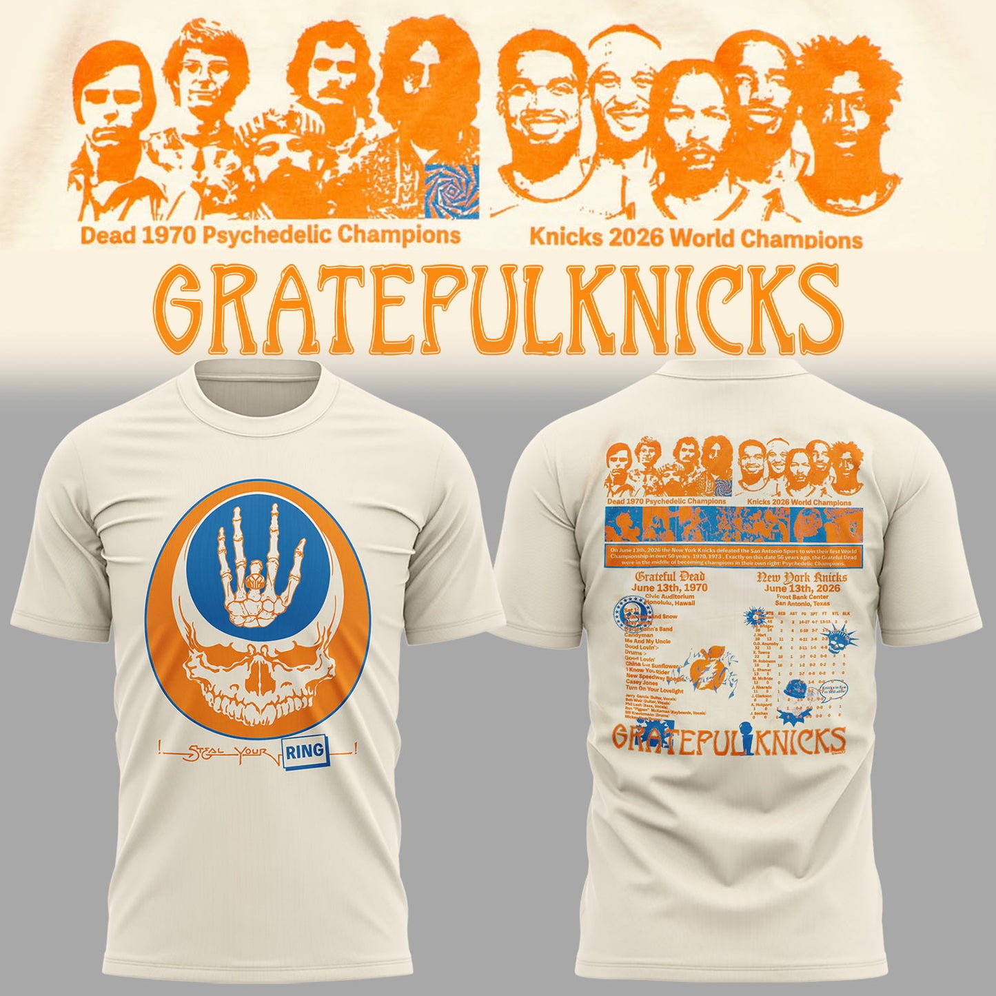 Limited Edition GRF KNICKS 🏀🌹☠️ Shirt