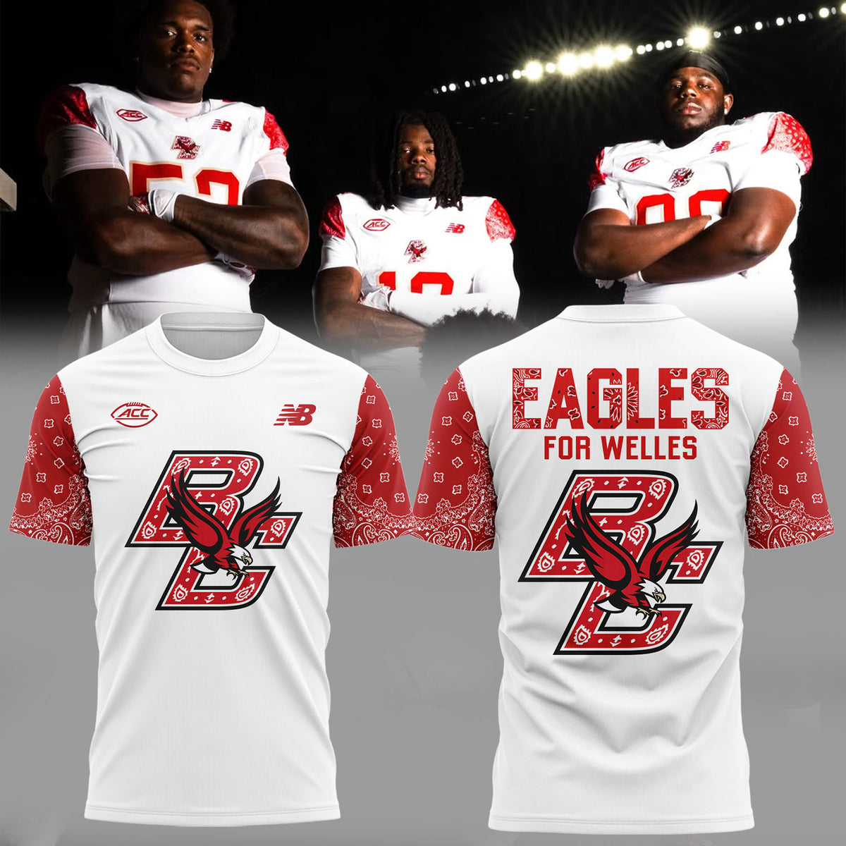 Limited Edition Red Bandana For Welles Shirt