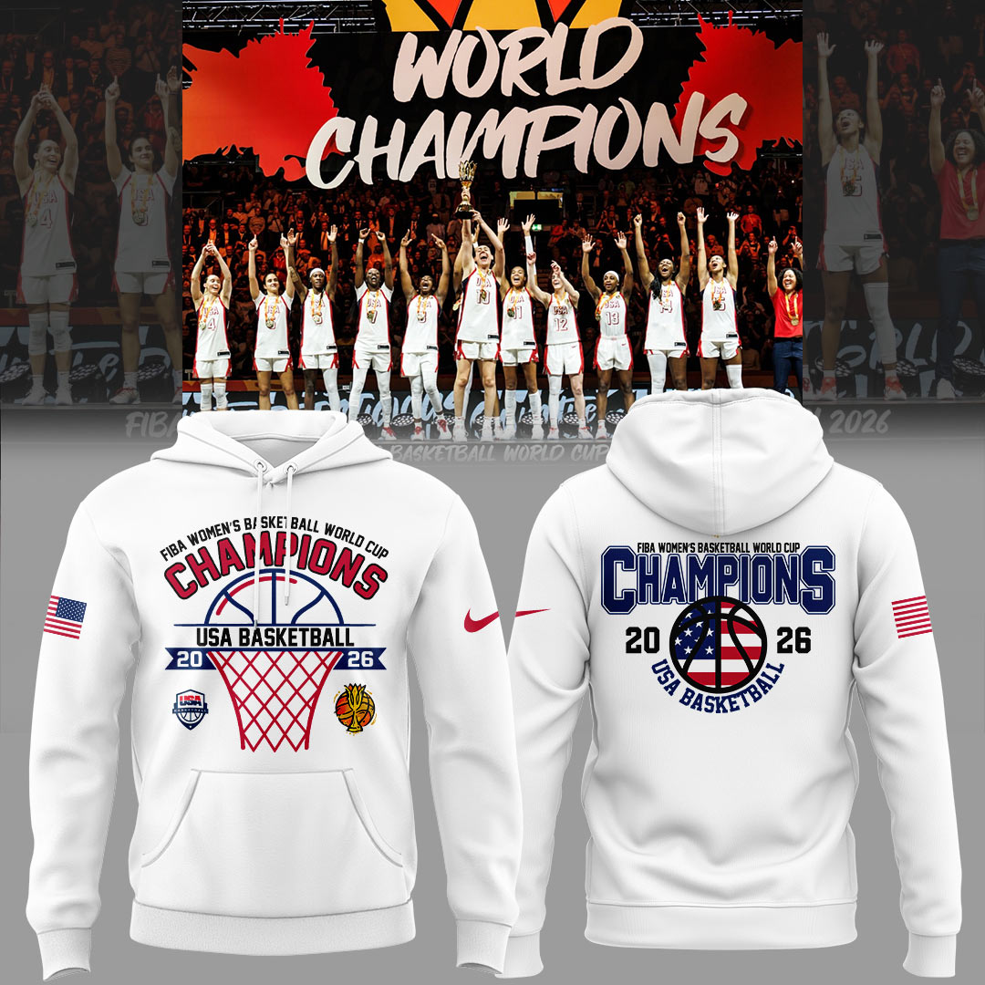 Limited Edition FIBA Women’s Basketball WC 2026 Champions 🏀🏆 Hoodie
