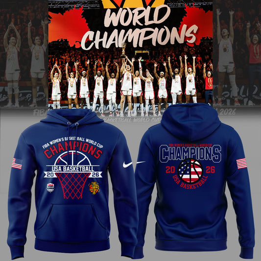 Limited Edition FIBA Women’s Basketball WC 2026 Champions 🏀🏆 Hoodie