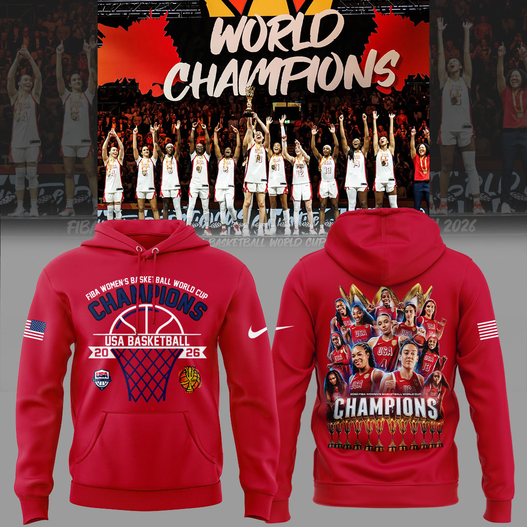 Limited Edition FIBA Women’s Basketball WC 2026 Champions 🏀🏆 Hoodie