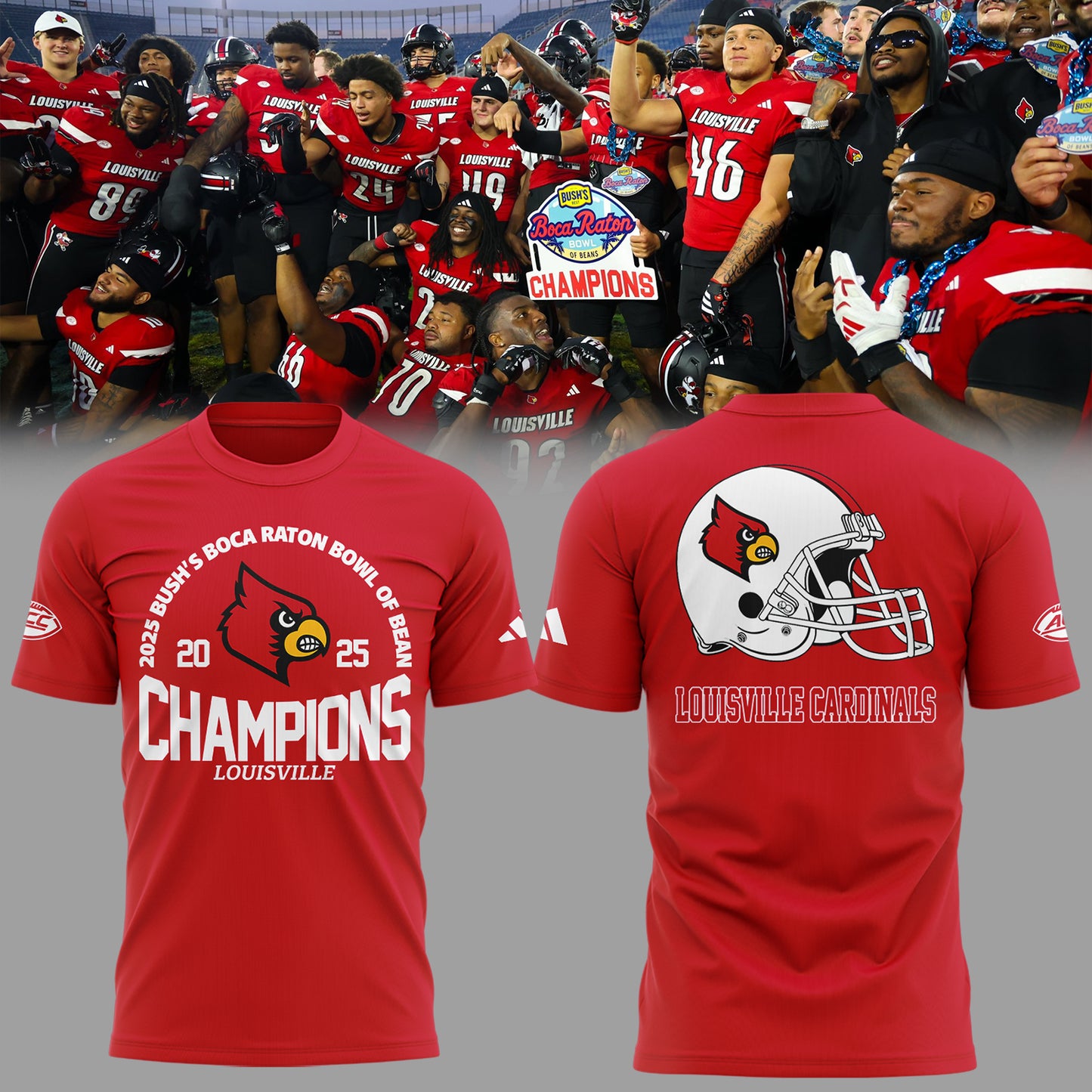 Limited Edition Boca Raton Bowl Champions Shirt