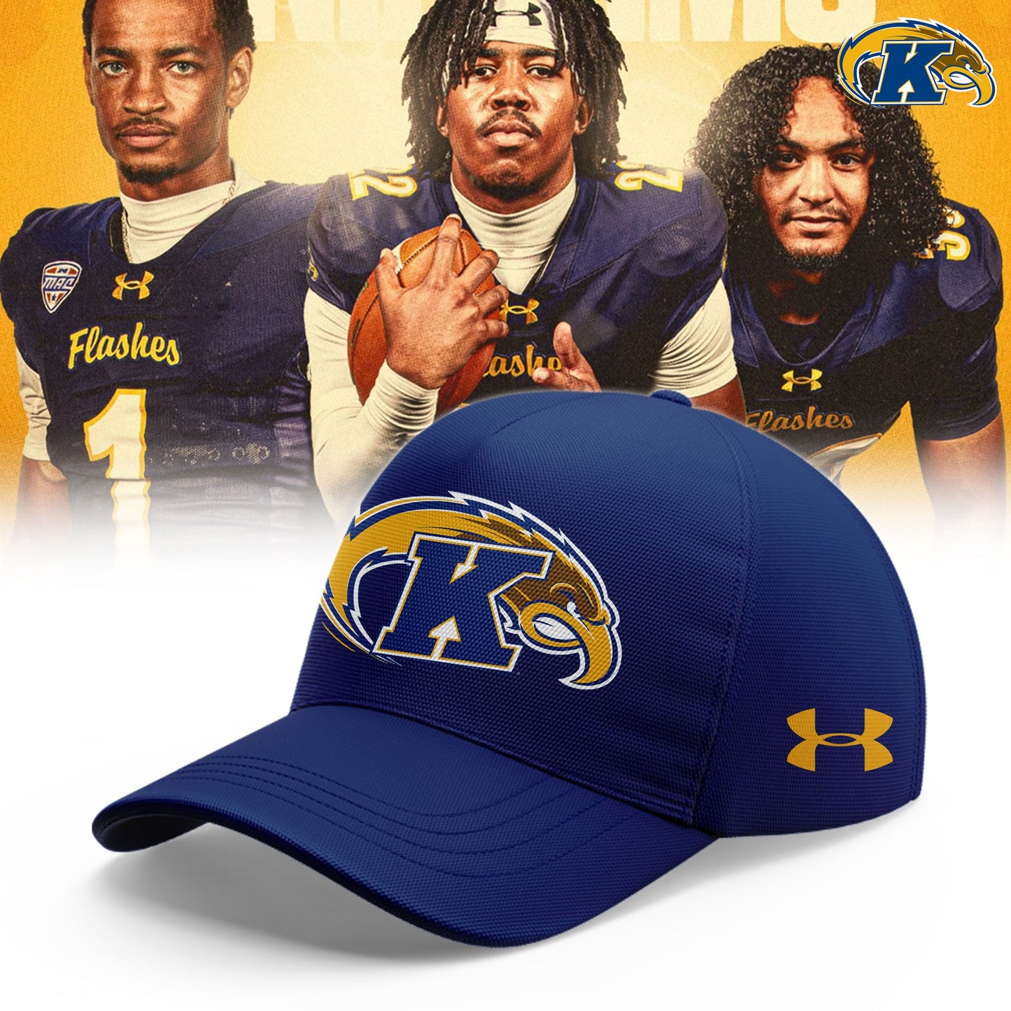 Kent State Golden Flashes Football 2026 Navy Uniform Limited Hoodie