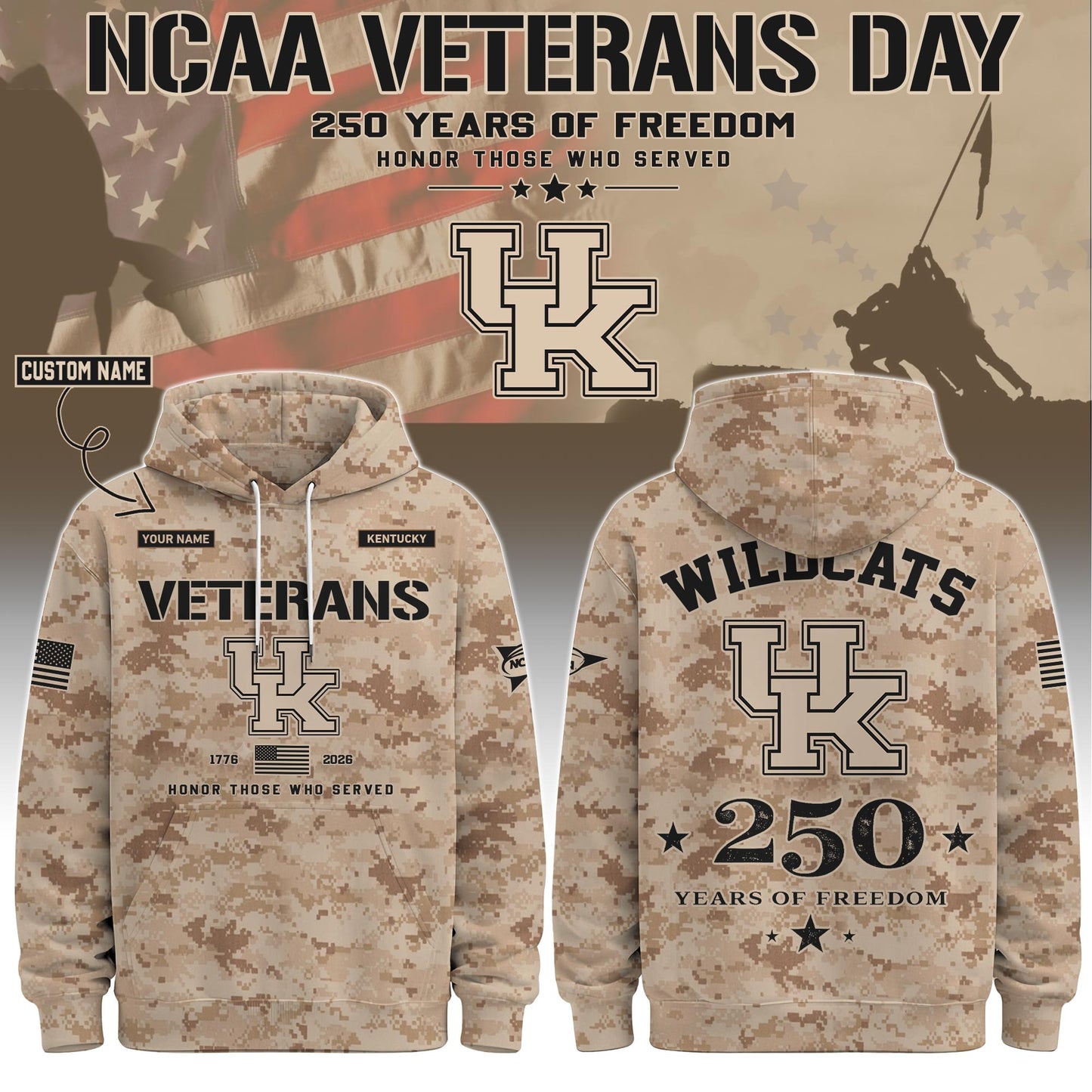 UK Special Veterans Day 2026 Limited Edition Hoodie