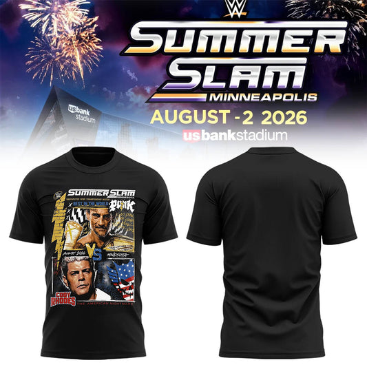 Limited Edition Summer Slam 2026 In Minnesota Shirt