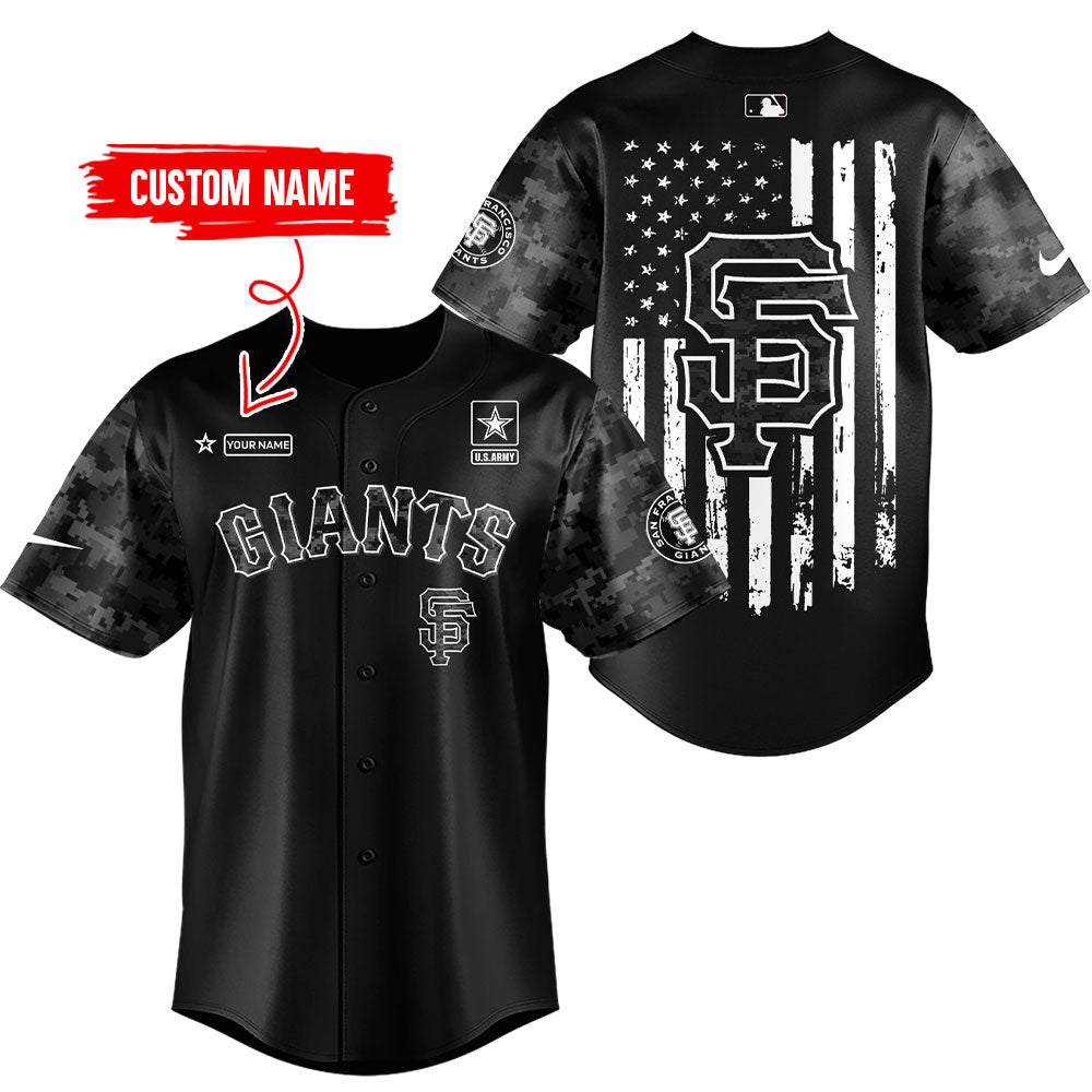 Limited Edition Astros x U.S Army Black Camo Custom Name Jersey
