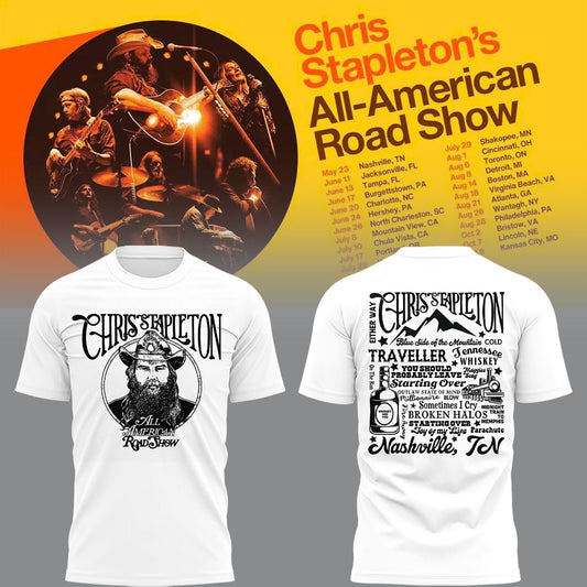 Limited Edition Chris Stapleton “All-American Road Show” Tshirt