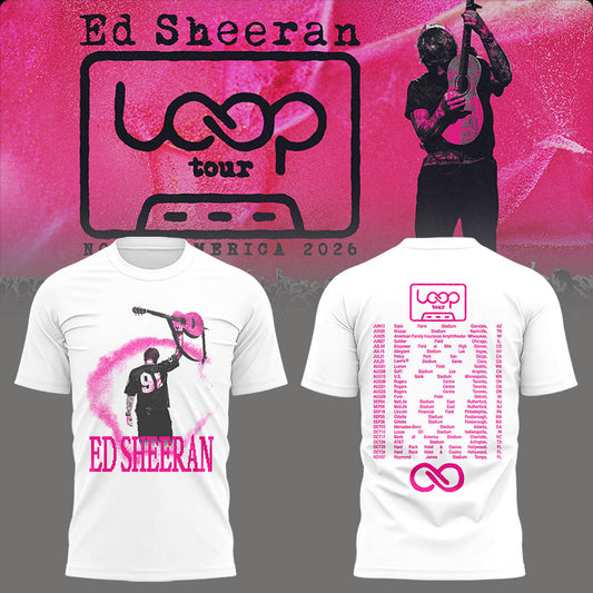 Ed “North American Loop Tour 2026” 🎸➕✖️➗ Shirt