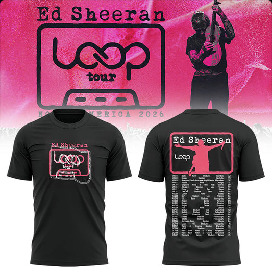 Ed “North American Loop Tour 2026” 🎸➕✖️➗ Shirt