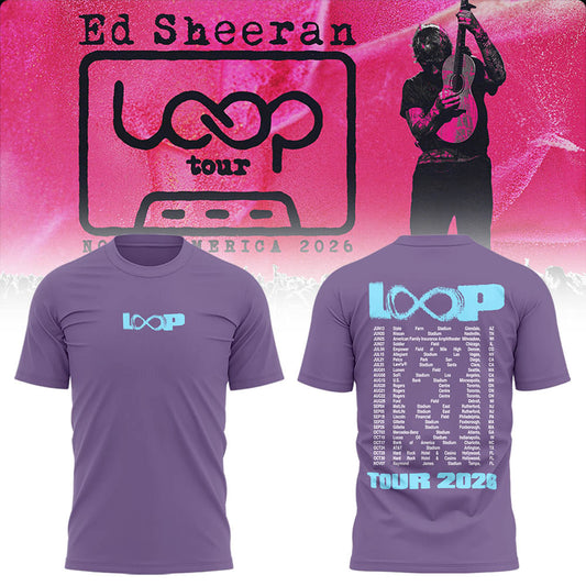 Ed “North American Loop Tour 2026” 🎸➕✖️➗ Shirt